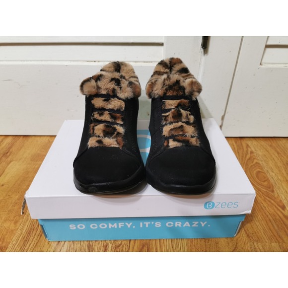 Bzees Golden Faux Fur Fashion Shootie (Women's) - Black - Size 9 M - Picture 14 of 16